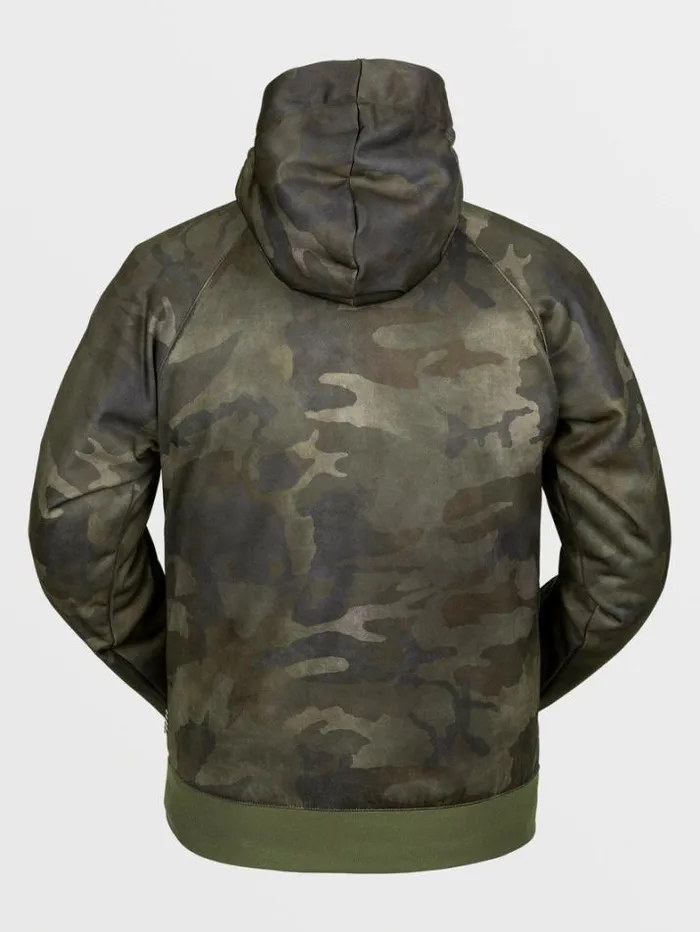 Mens Hoodies and Sweatshirts Volcom Hydro Riding Hoodie 8211 Cloudwash Camo