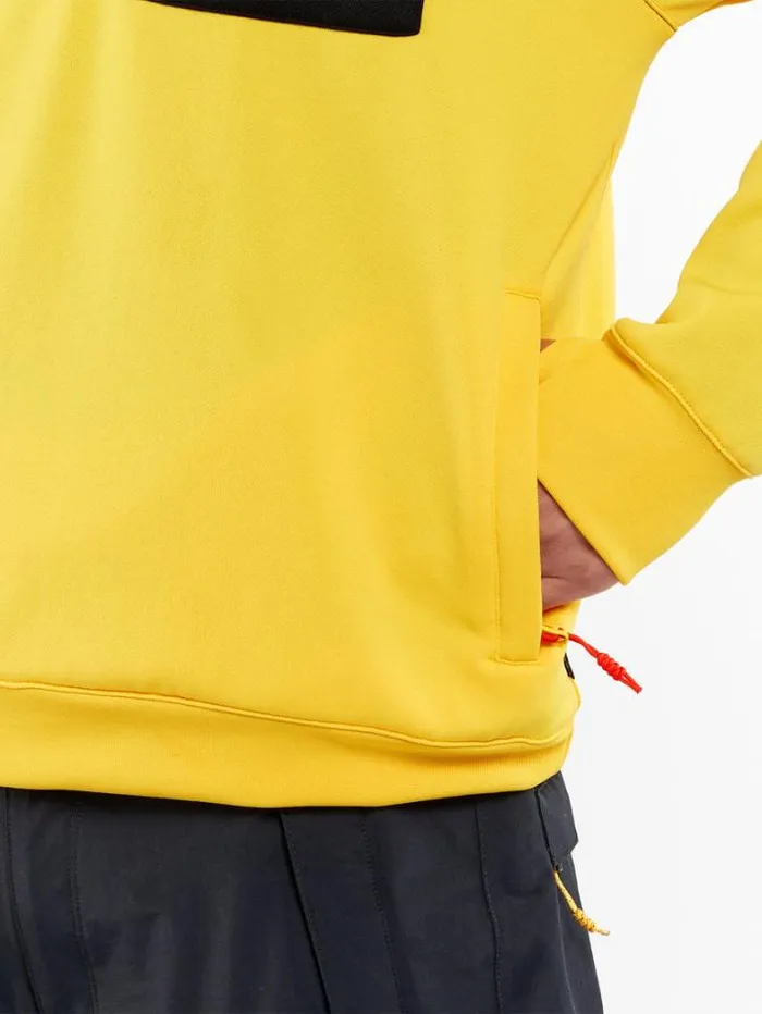 Mens Hoodies and Sweatshirts Volcom She 2 Pullover Fleece 8211 Bright Yellow