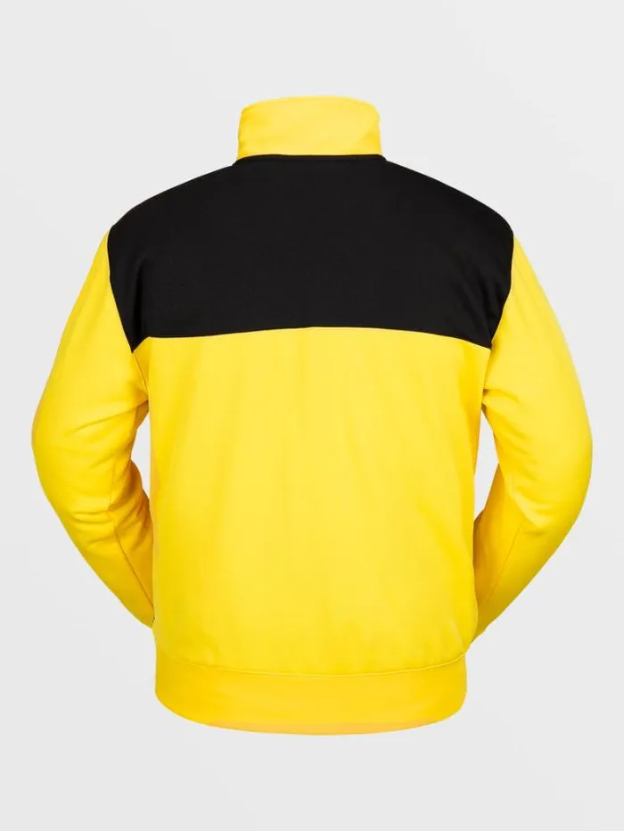 Mens Hoodies and Sweatshirts Volcom She 2 Pullover Fleece 8211 Bright Yellow
