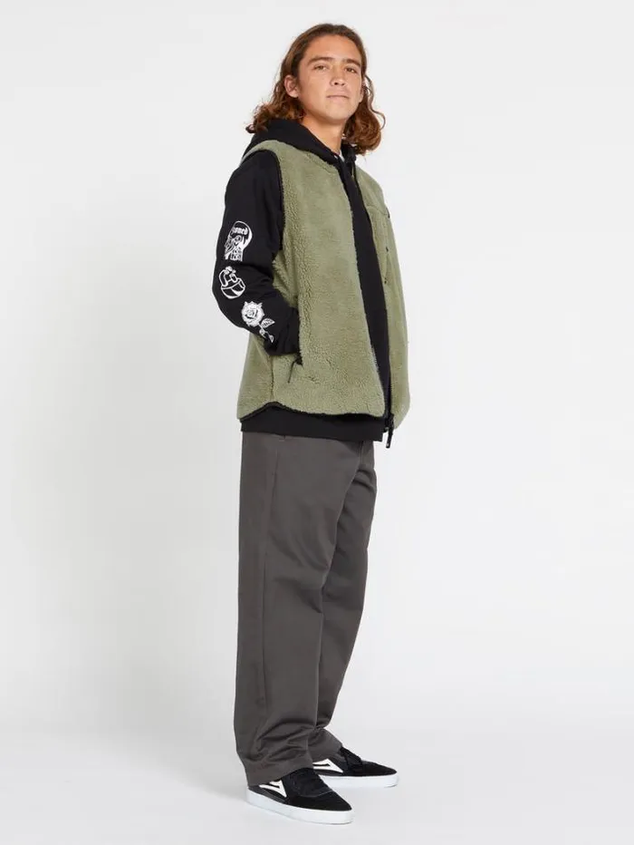 Mens Hoodies and Sweatshirts Volcom Watanite Hoodie 8211 Black