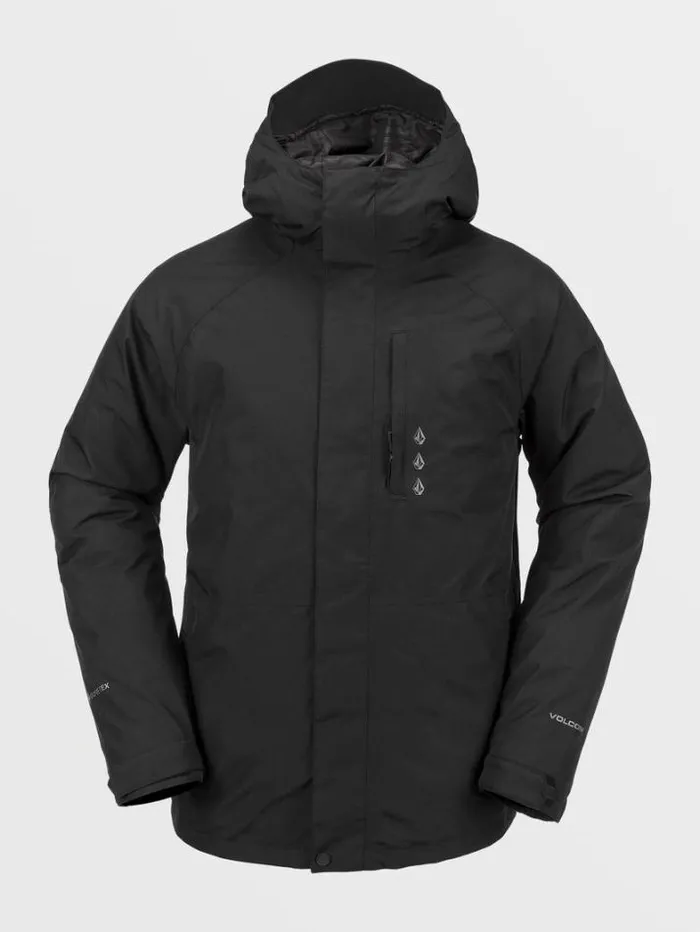 Mens Jackets Volcom Dua GoreTex Jacket 8211 Black