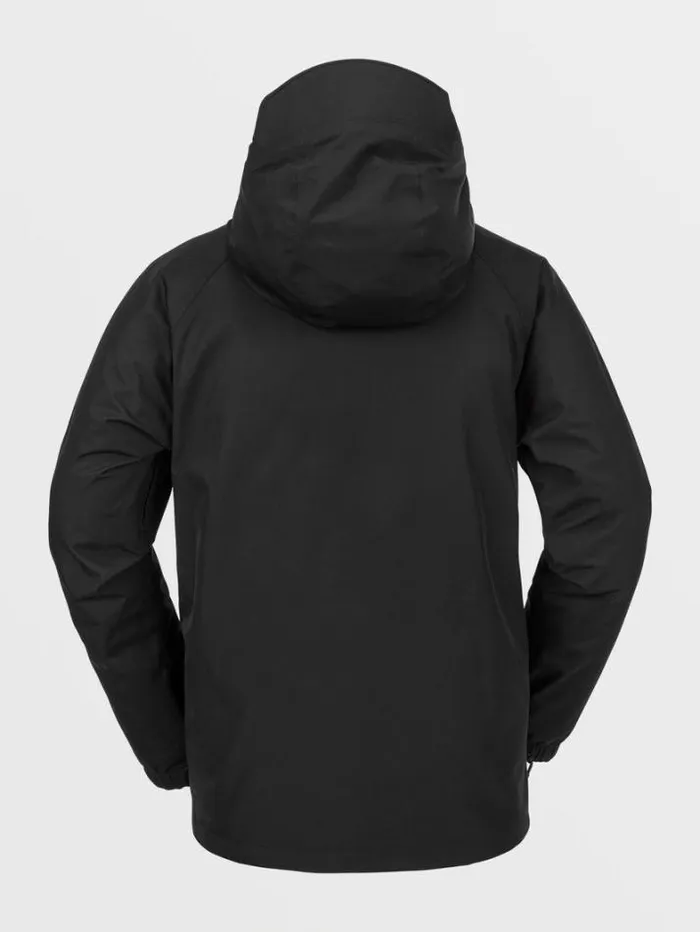 Mens Jackets Volcom Dua GoreTex Jacket 8211 Black