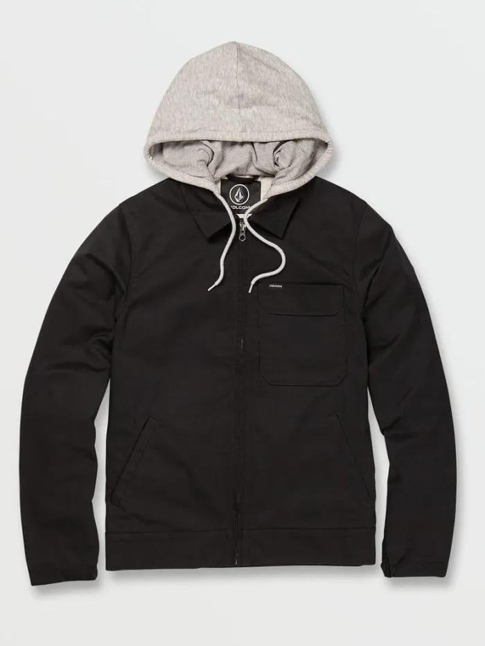Mens Jackets Volcom Korman Jacket 8211 Black