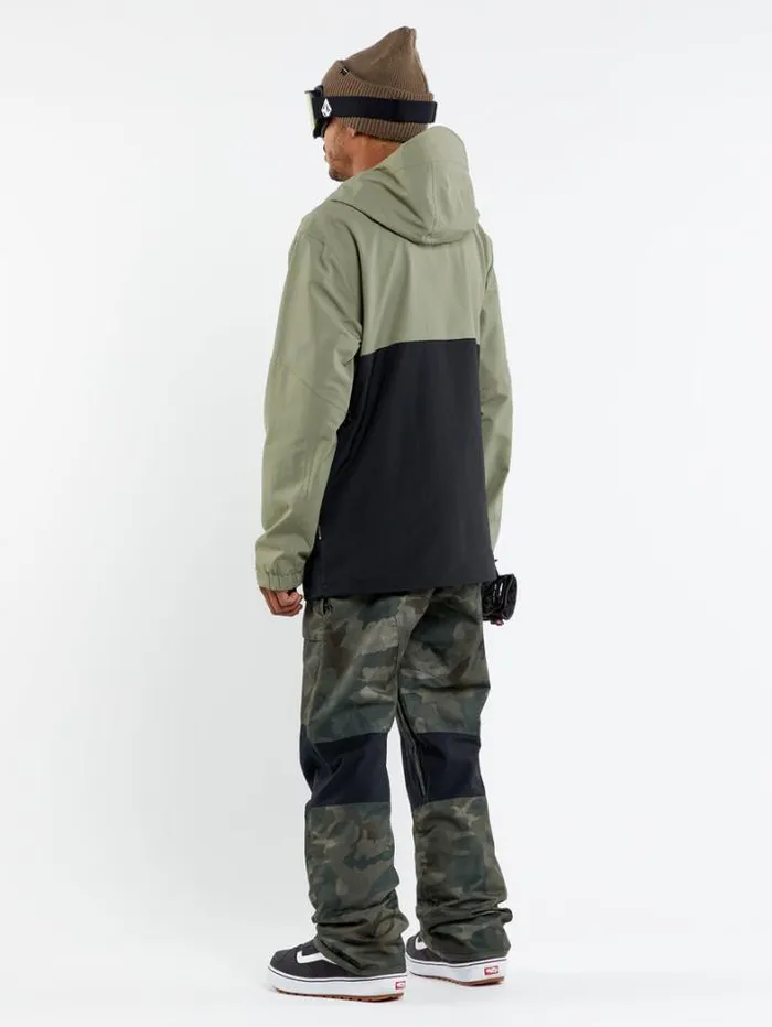 Mens Jackets Volcom L GoreTex Jacket 8211 Light Military
