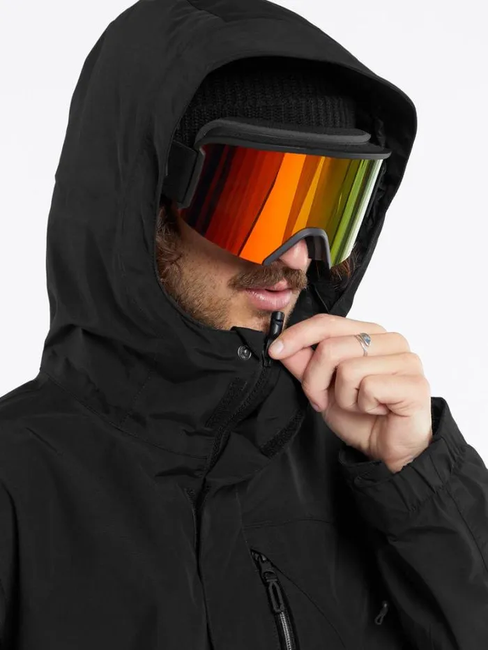 Mens Jackets Volcom L Insulated GoreTex Jacket 8211 Black