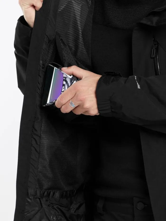 Mens Jackets Volcom L Insulated GoreTex Jacket 8211 Black