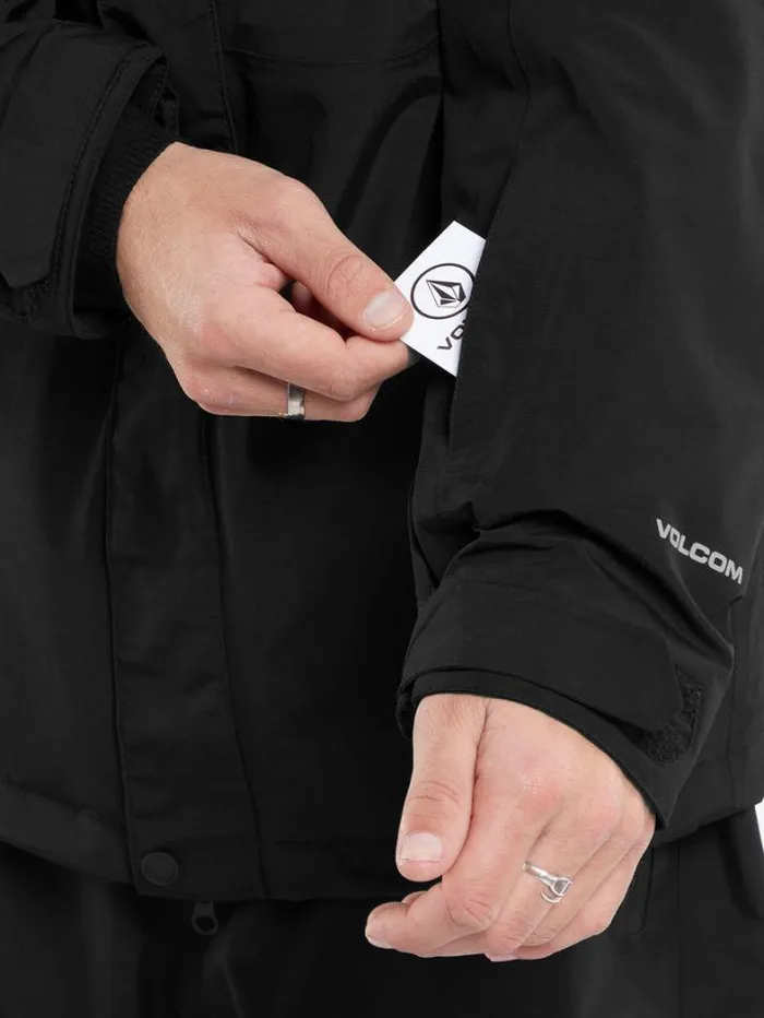 Mens Jackets Volcom L Insulated GoreTex Jacket 8211 Black