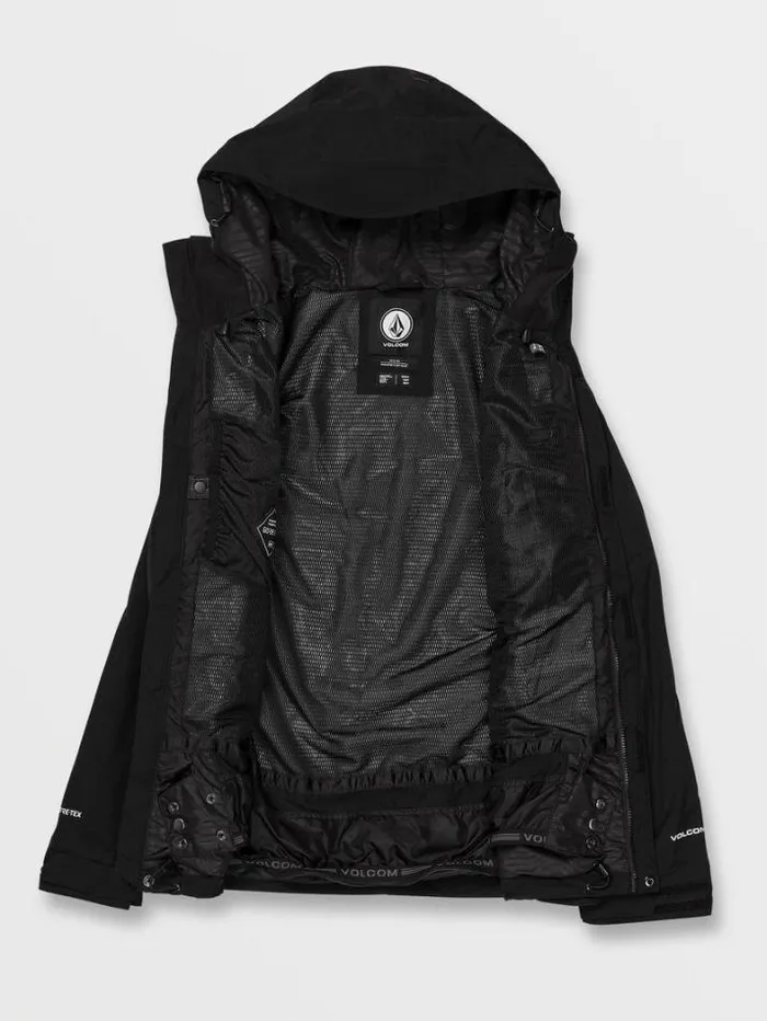 Mens Jackets Volcom L Insulated GoreTex Jacket 8211 Black