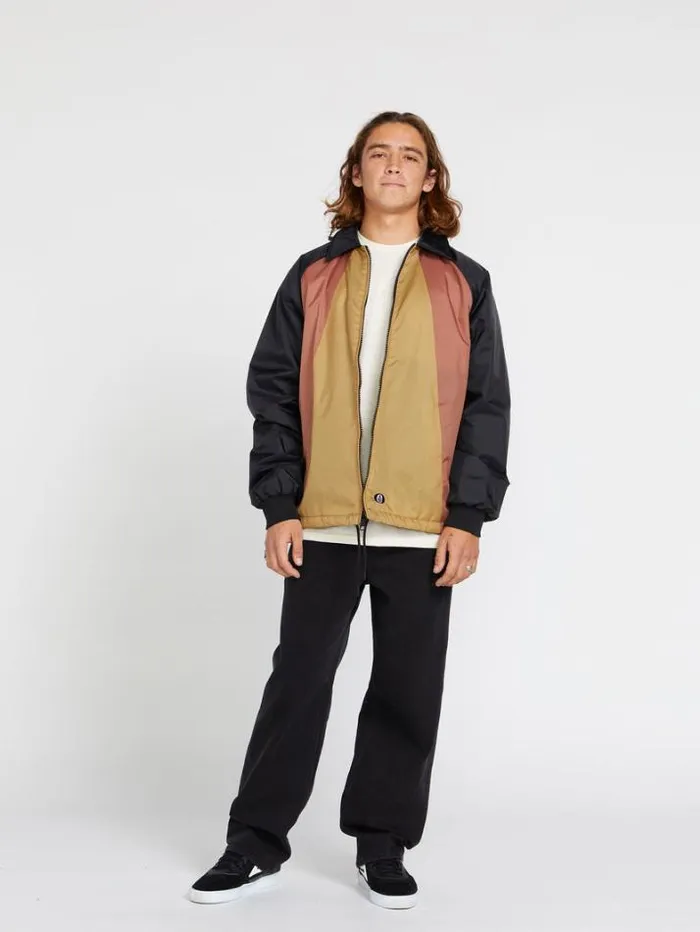 Mens Jackets Volcom Prysmer Jacket 8211 Mustard