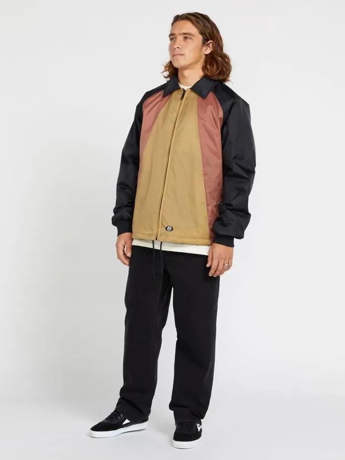 Mens Jackets Volcom Prysmer Jacket 8211 Mustard