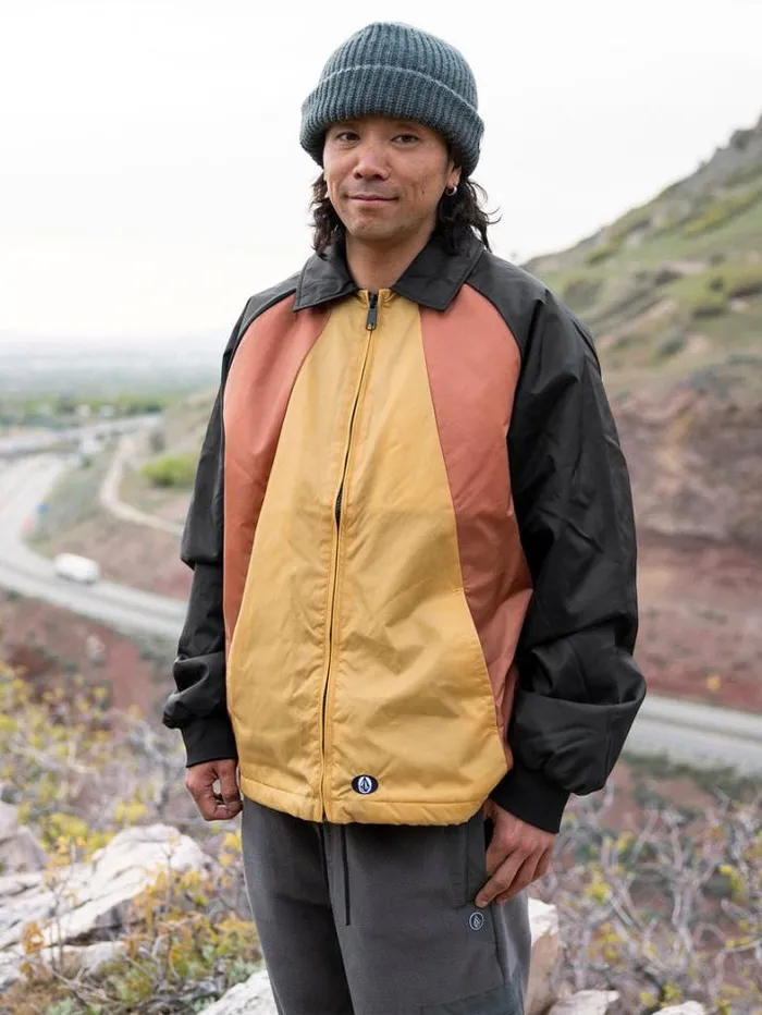 Mens Jackets Volcom Prysmer Jacket 8211 Mustard