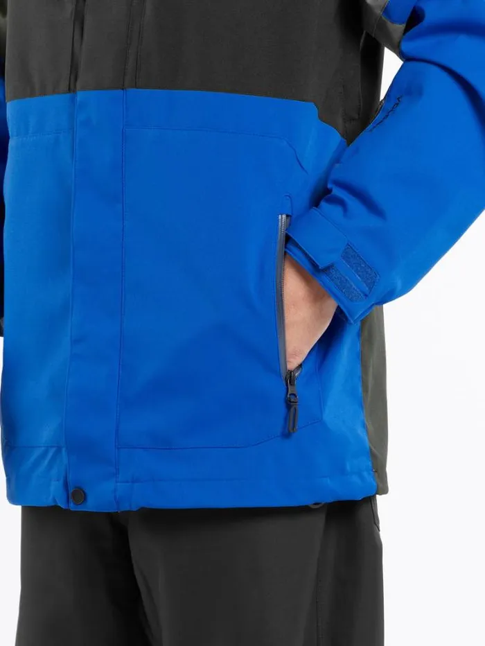 Mens Jackets Volcom VCo Op Insulated Jacket 8211 Electric Blue