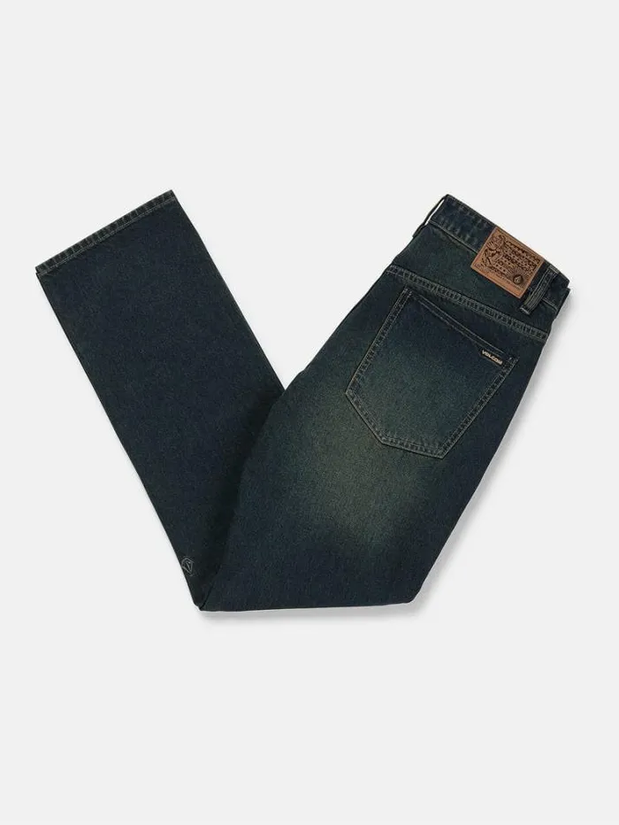 Mens Jeans Volcom Solver Modern Fit Jeans 8211 Old Blackboard
