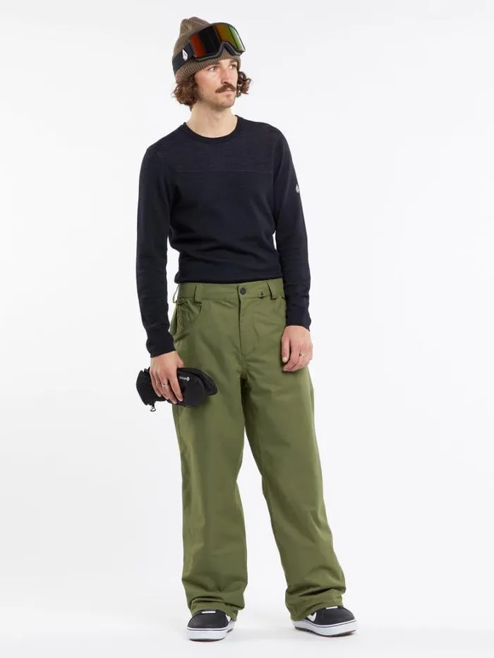 Mens Pants Volcom 5Pocket Pants 8211 Military