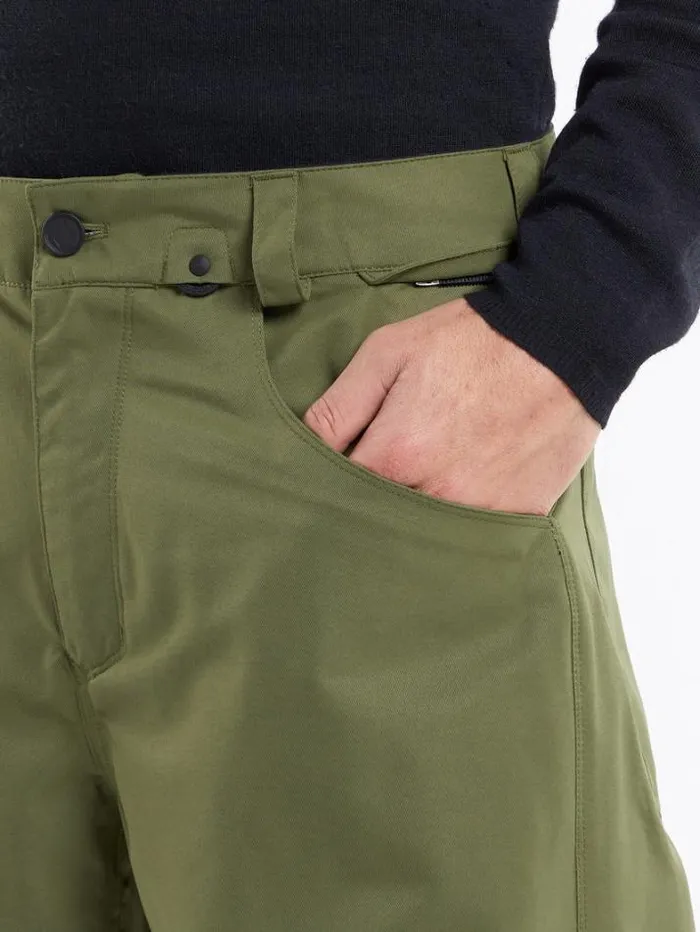 Mens Pants Volcom 5Pocket Pants 8211 Military