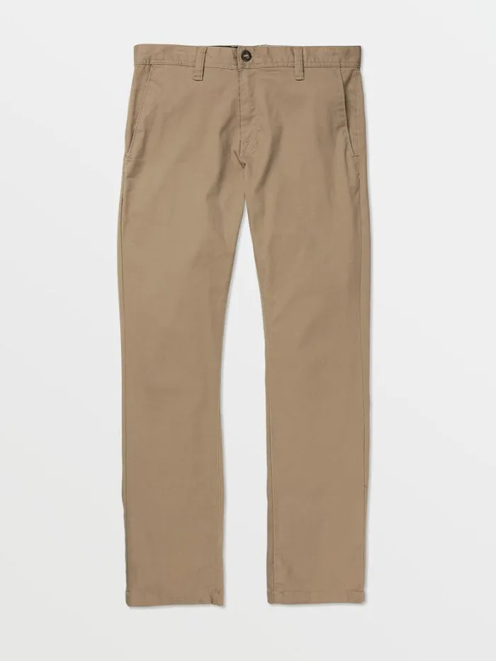 Mens Pants Volcom Frickin Modern Stretch Chino Pants 8211 Khaki