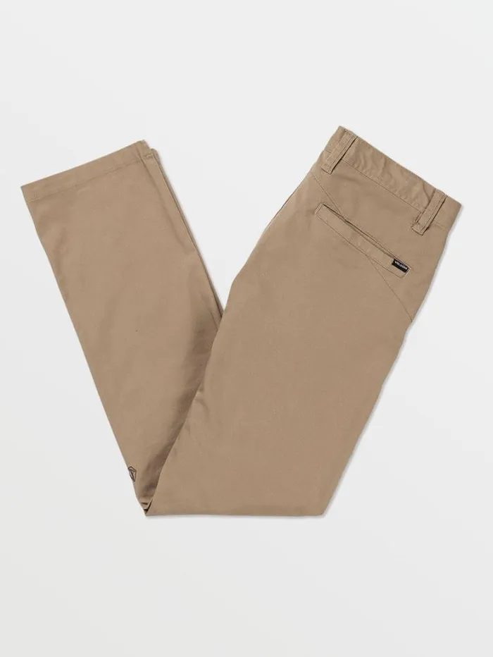 Mens Pants Volcom Frickin Modern Stretch Chino Pants 8211 Khaki