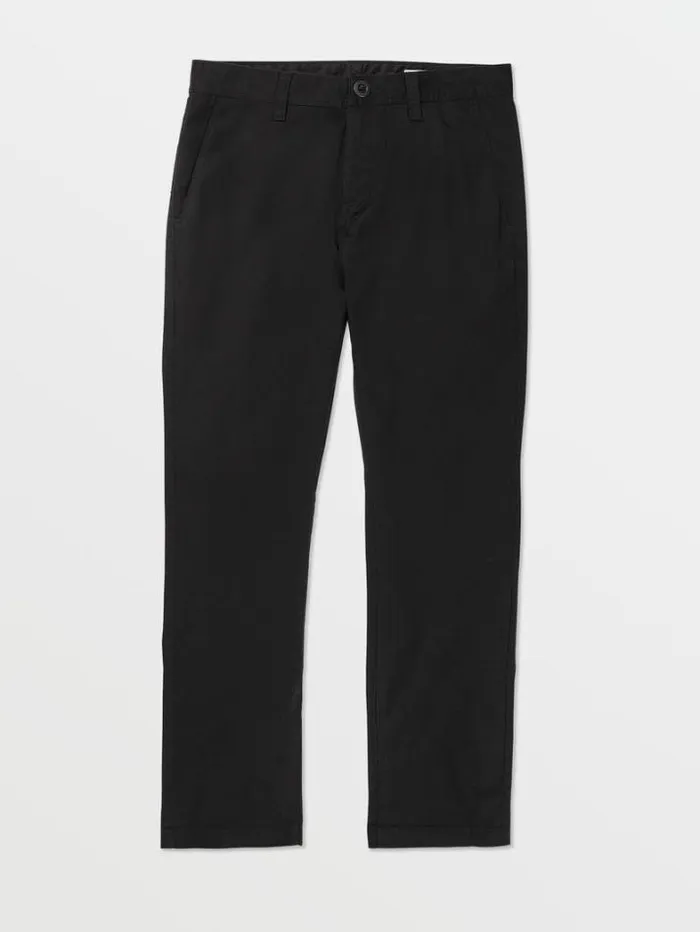 Mens Pants Volcom Frickin Slim Stretch Pants 8211 Black