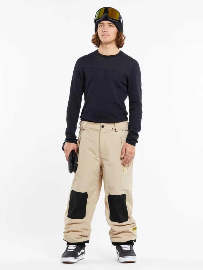 Mens Pants Volcom Longo GoreTex Pants 8211 Khakiest