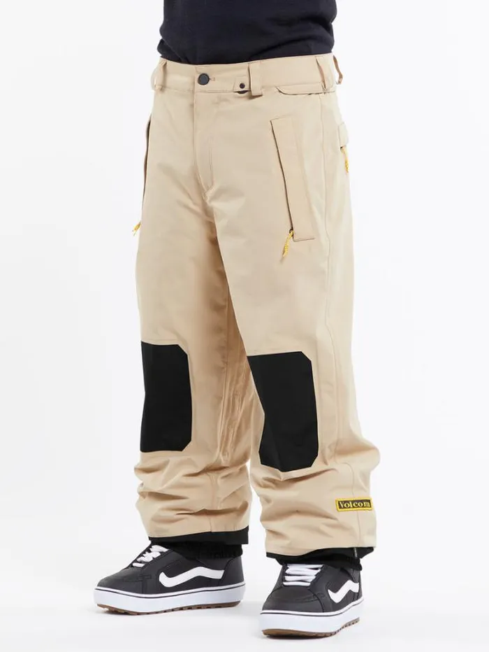 Mens Pants Volcom Longo GoreTex Pants 8211 Khakiest