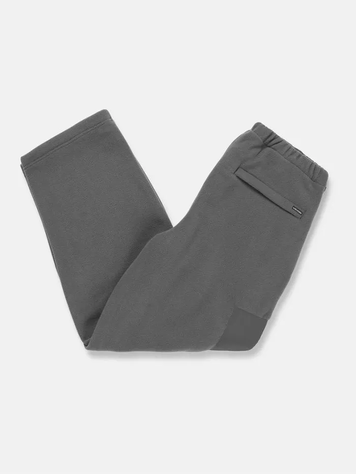 Mens Pants Volcom Storm Stone Elastic Waist Fleece Pants 8211 Storm Cloud