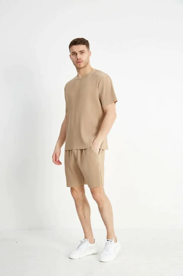 Mens Renoir Twin Set Shorts 8211 Mocha Jameson Carter Twin Sets