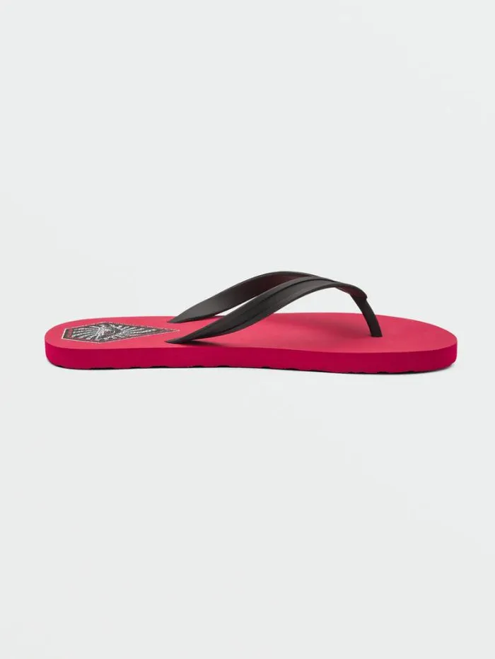 Mens Sandals Volcom Rocker 2 Sandals 8211 Ribbon Red