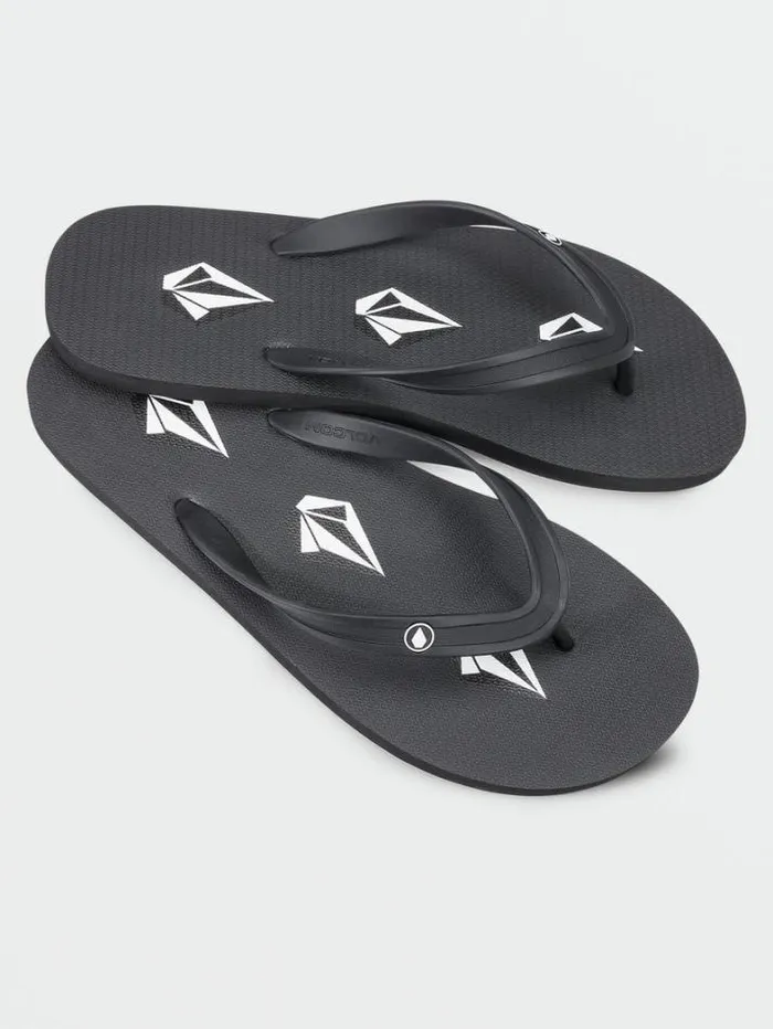Mens Sandals Volcom Rocker 2 Sandals 8211 Stoney Black