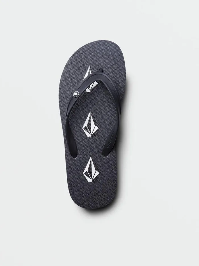 Mens Sandals Volcom Rocker 2 Sandals 8211 Stoney Black