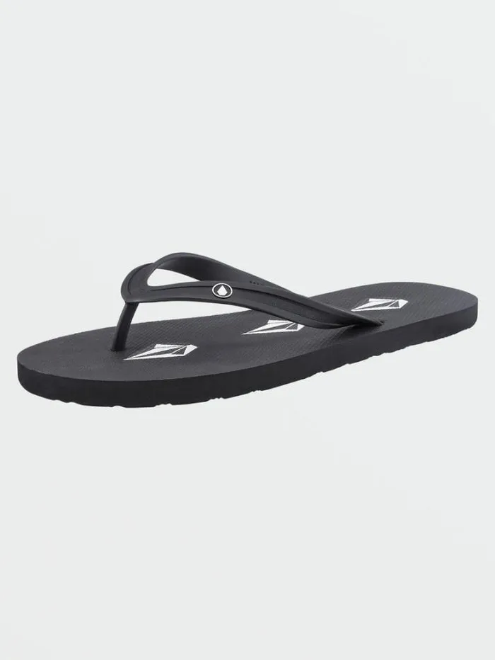 Mens Sandals Volcom Rocker 2 Sandals 8211 Stoney Black