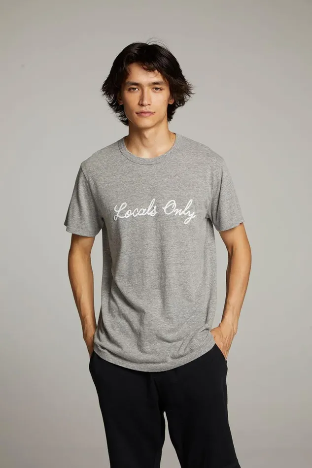 Mens Tops Chaser Brand Locals Only Crew Neck Tee