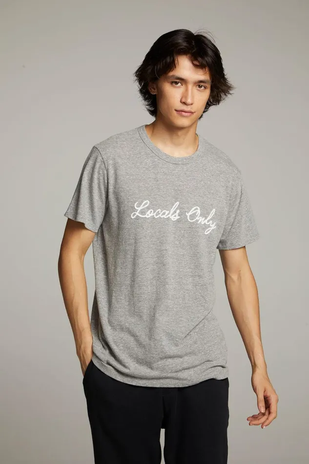 Mens Tops Chaser Brand Locals Only Crew Neck Tee