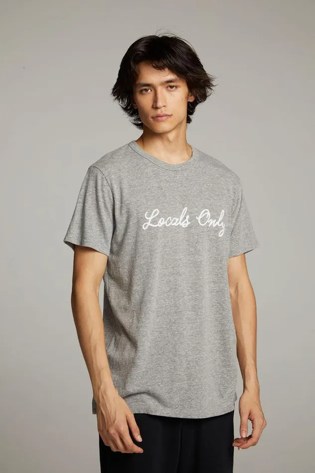 Mens Tops Chaser Brand Locals Only Crew Neck Tee