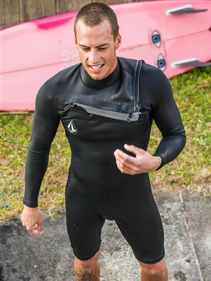 Mens Wetsuits Volcom Modulator 22mm Long Sleeve Springsuit 8211 Black