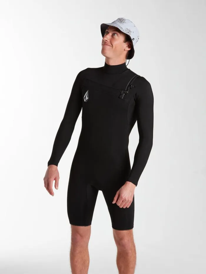 Mens Wetsuits Volcom Modulator 22mm Long Sleeve Springsuit 8211 Black