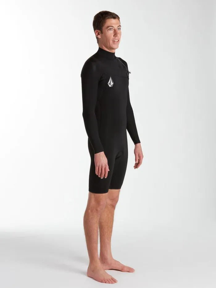 Mens Wetsuits Volcom Modulator 22mm Long Sleeve Springsuit 8211 Black
