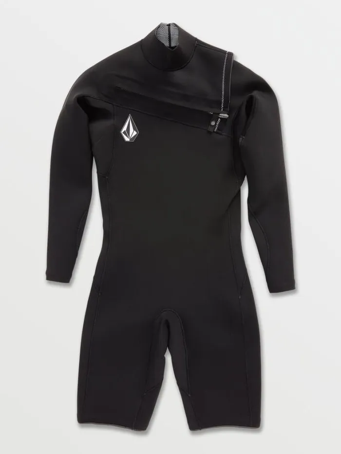 Mens Wetsuits Volcom Modulator 22mm Long Sleeve Springsuit 8211 Black