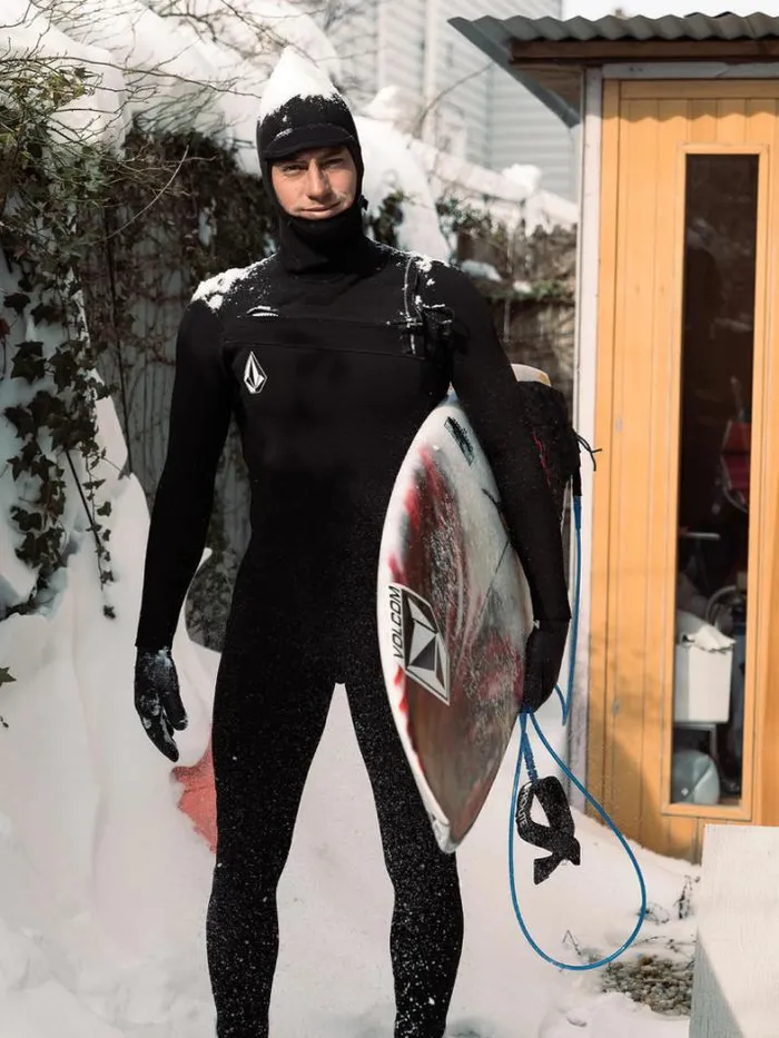 Mens Wetsuits Volcom Modulator 543mm Hood Chestzip Fullsuit 8211 Black