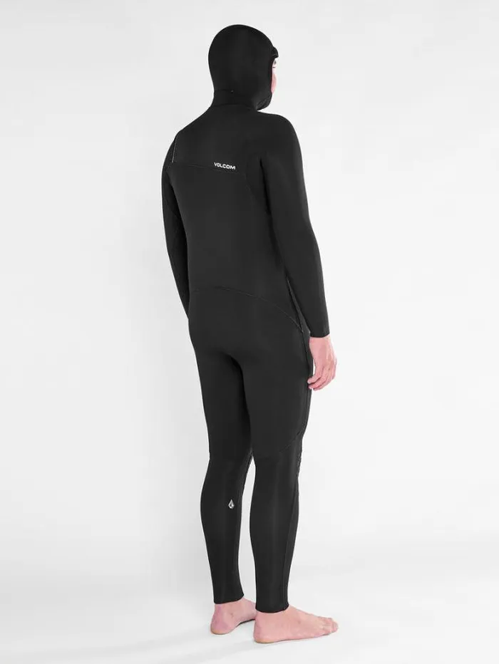 Mens Wetsuits Volcom Modulator 543mm Hood Chestzip Fullsuit 8211 Black
