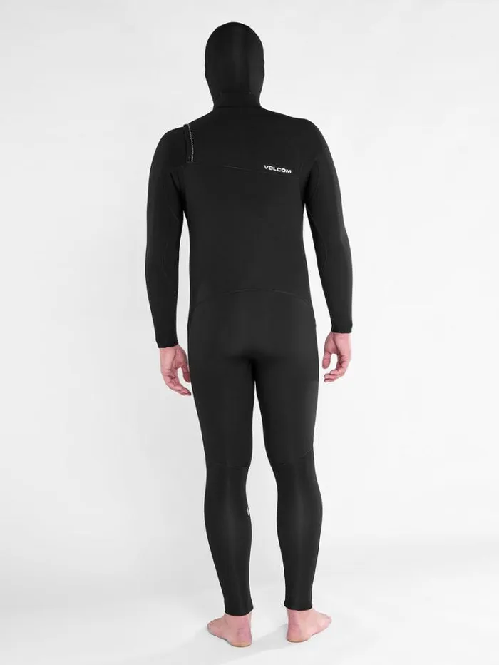 Mens Wetsuits Volcom Modulator 543mm Hood Chestzip Fullsuit 8211 Black