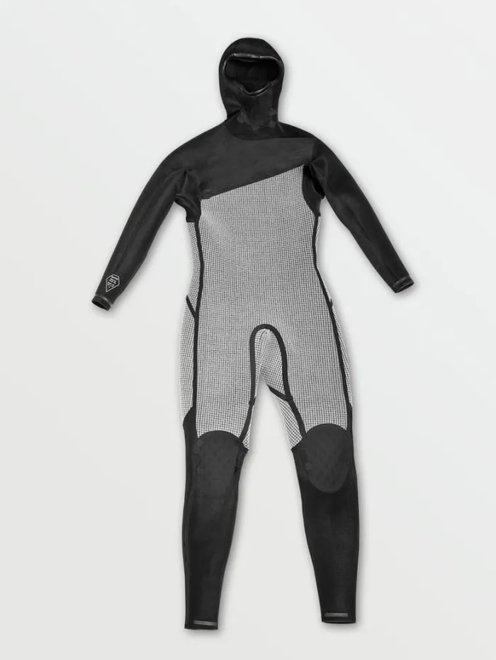 Mens Wetsuits Volcom Modulator 543mm Hood Chestzip Fullsuit 8211 Black