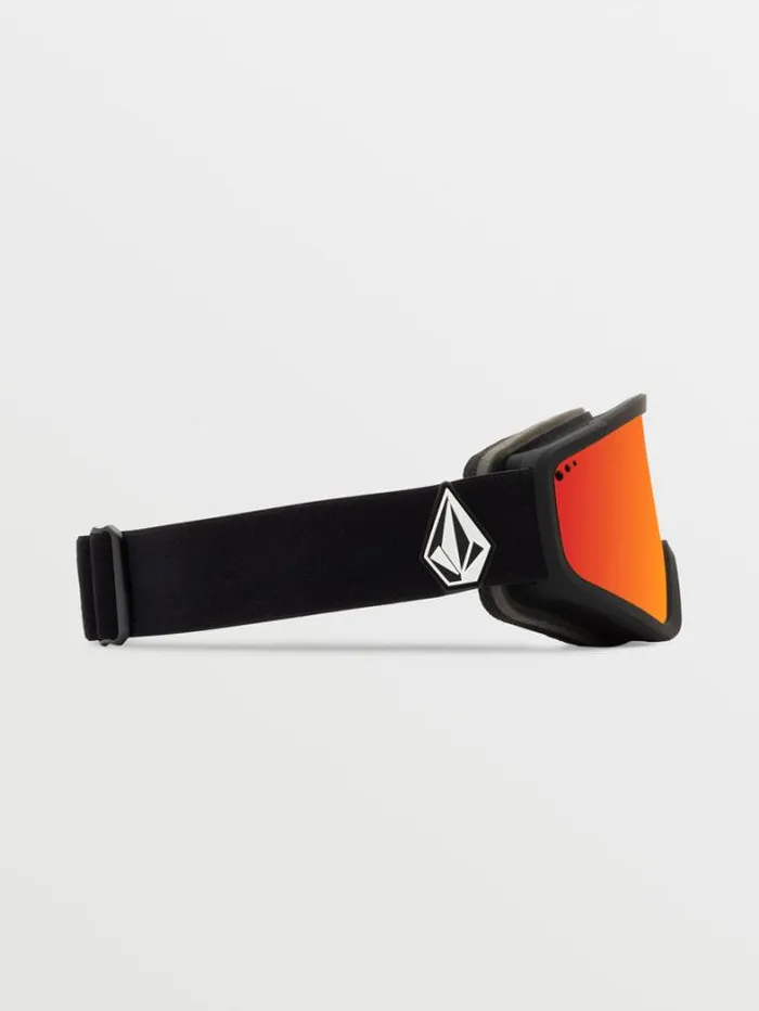 MensWomensKids Accessories Volcom Attunga Goggle 8211 Matte Black Red ChromeBL