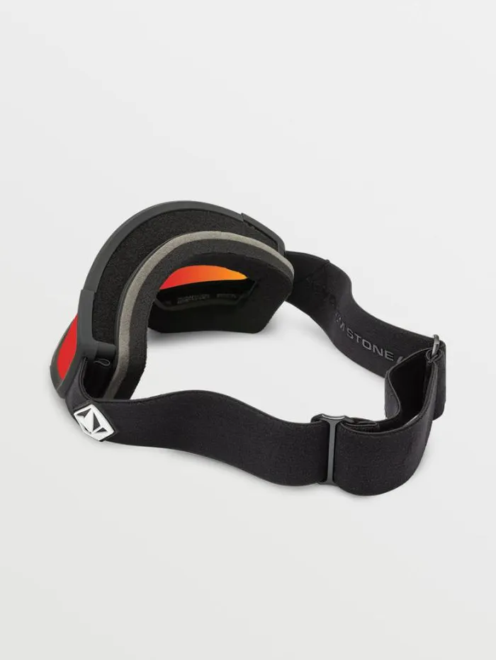 MensWomensKids Accessories Volcom Attunga Goggle 8211 Matte Black Red ChromeBL