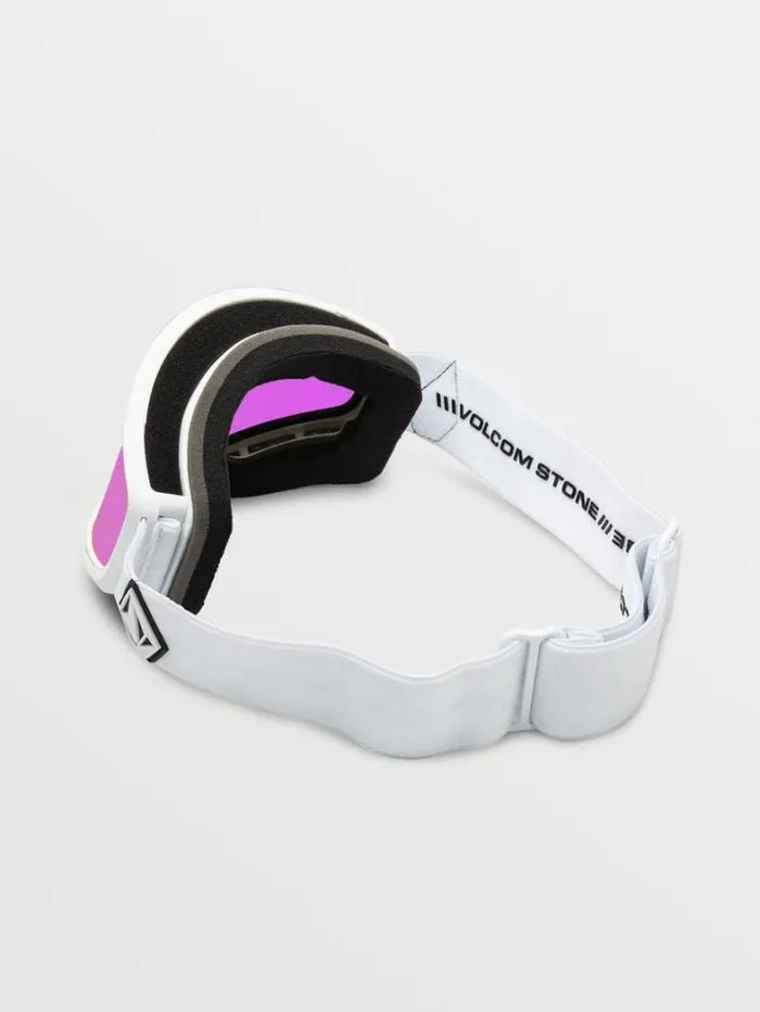 MensWomensKids Accessories Volcom Attunga Goggle 8211 Matte White Pink ChromeBL
