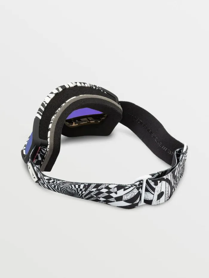 MensWomensKids Accessories Volcom Attunga Goggle 8211 Op Art Purple ChromeBL
