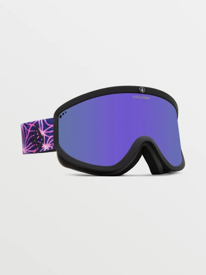 MensWomensKids Accessories Volcom Footprints Goggle 8211 Mike Ravelson Purple ChromeBL