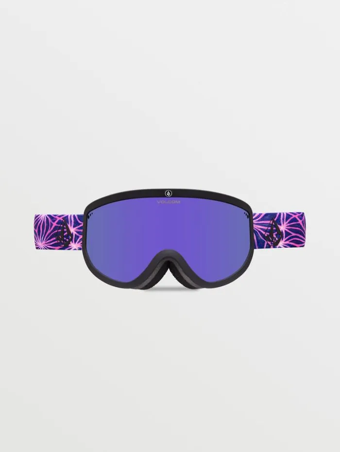 MensWomensKids Accessories Volcom Footprints Goggle 8211 Mike Ravelson Purple ChromeBL