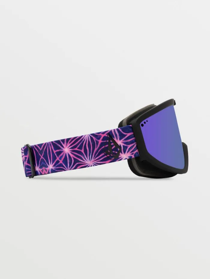 MensWomensKids Accessories Volcom Footprints Goggle 8211 Mike Ravelson Purple ChromeBL