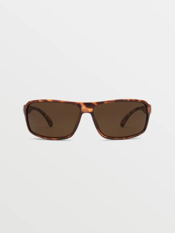 MensWomens Sunglasses Volcom Corpo Class Sunglasses 8211 Matte TortBronze