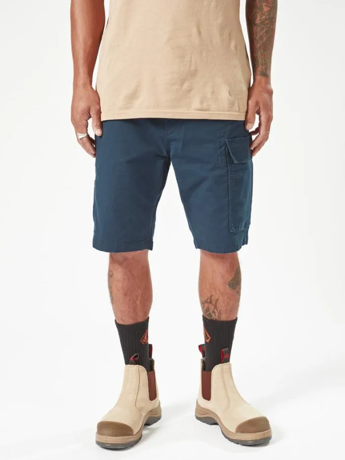 MensWorkwear Shorts Volcom Workwear Caliper Work Shorts 8211 Navy